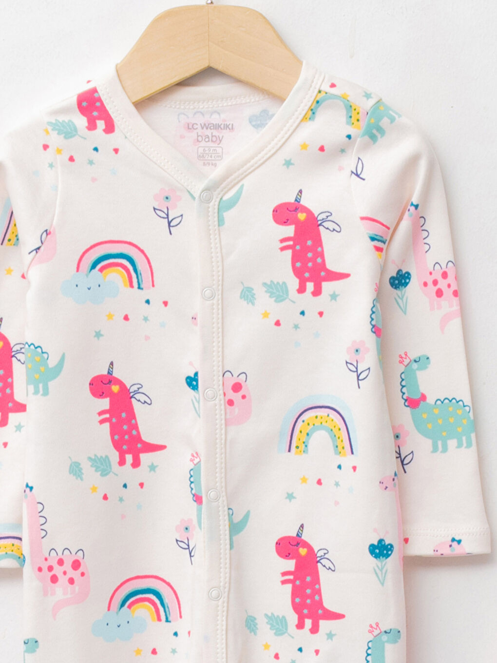 سلوبيت ياقة على شكل حرف V كم طويل للبنات - مجموعتين-2