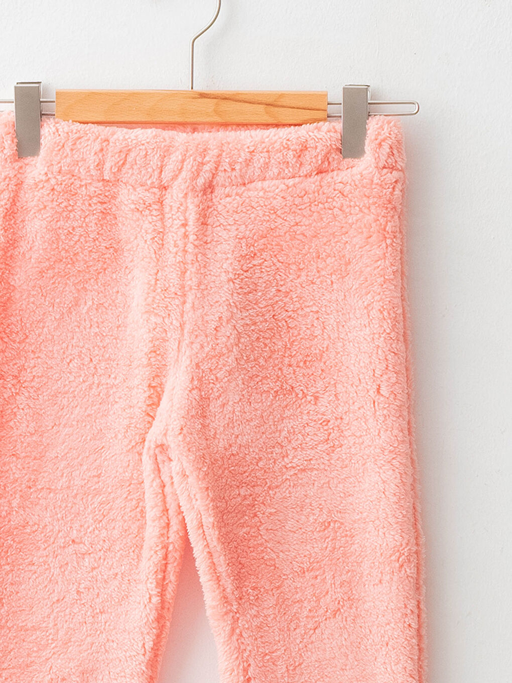 Elastic Waist Fleece Baby Girl Tracksuit Bottom-2