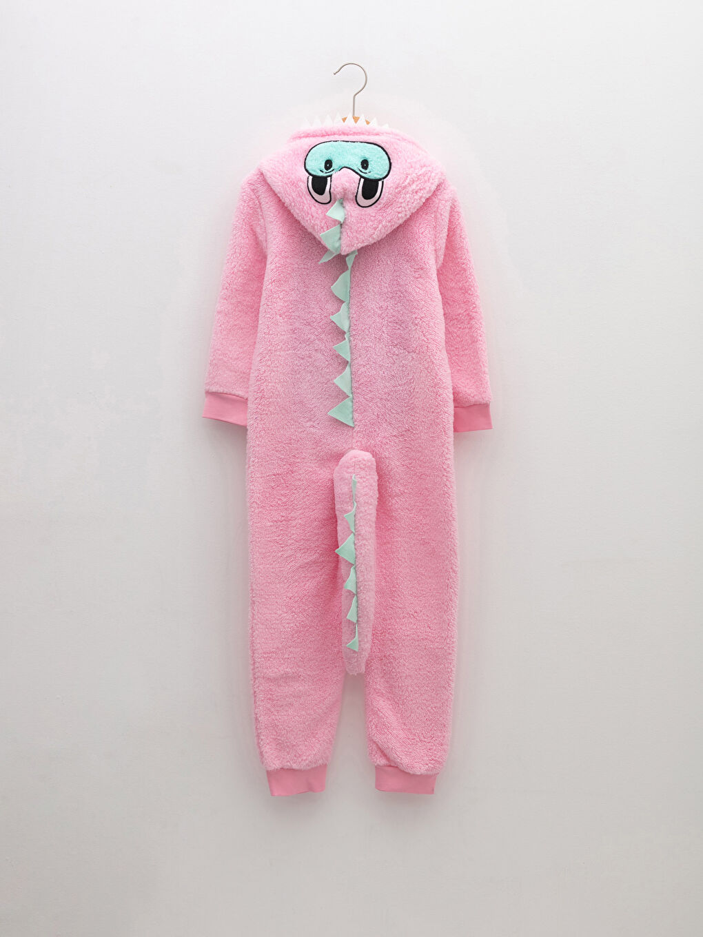 LCW Kids Hooded Embroidery Detailed Long Sleeve Plush Girl Sleeping Bag -W1BK52Z4-GA5