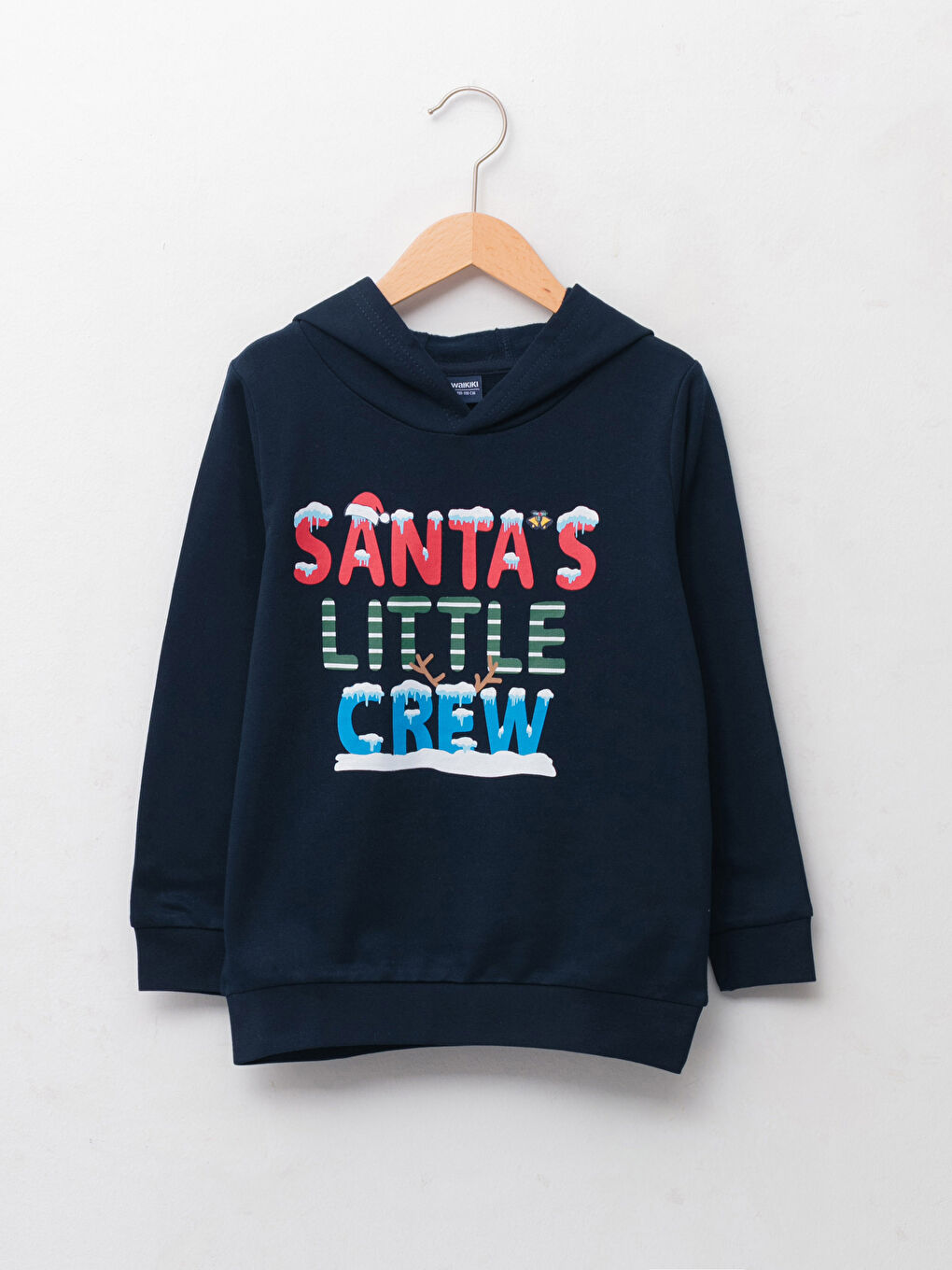LCW Kids Hooded Printed Long Sleeve Boys' Sweatshirt -W1BK70Z4-E1J