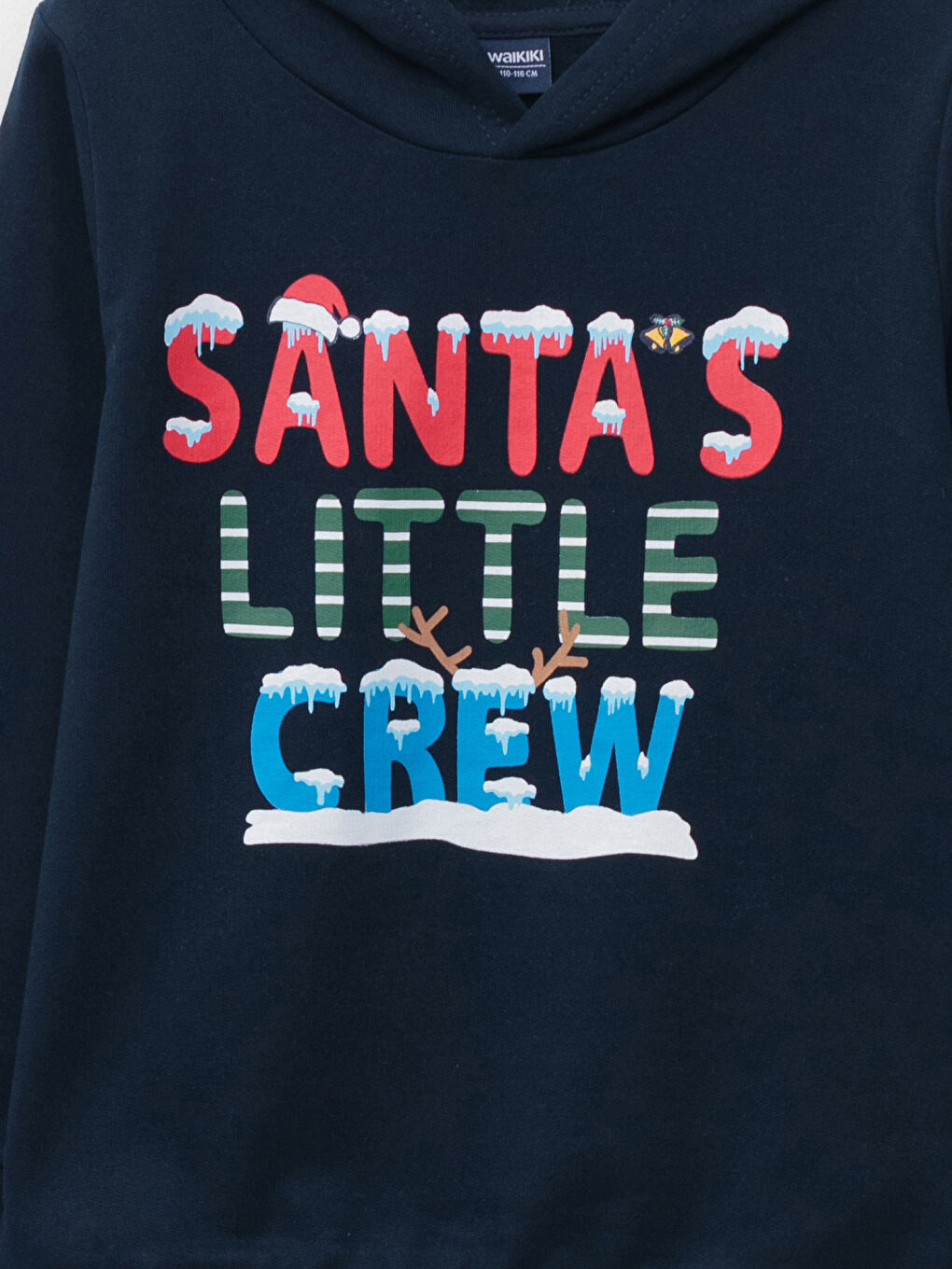 LCW Kids Hooded Printed Long Sleeve Boys' Sweatshirt -W1BK70Z4-E1J