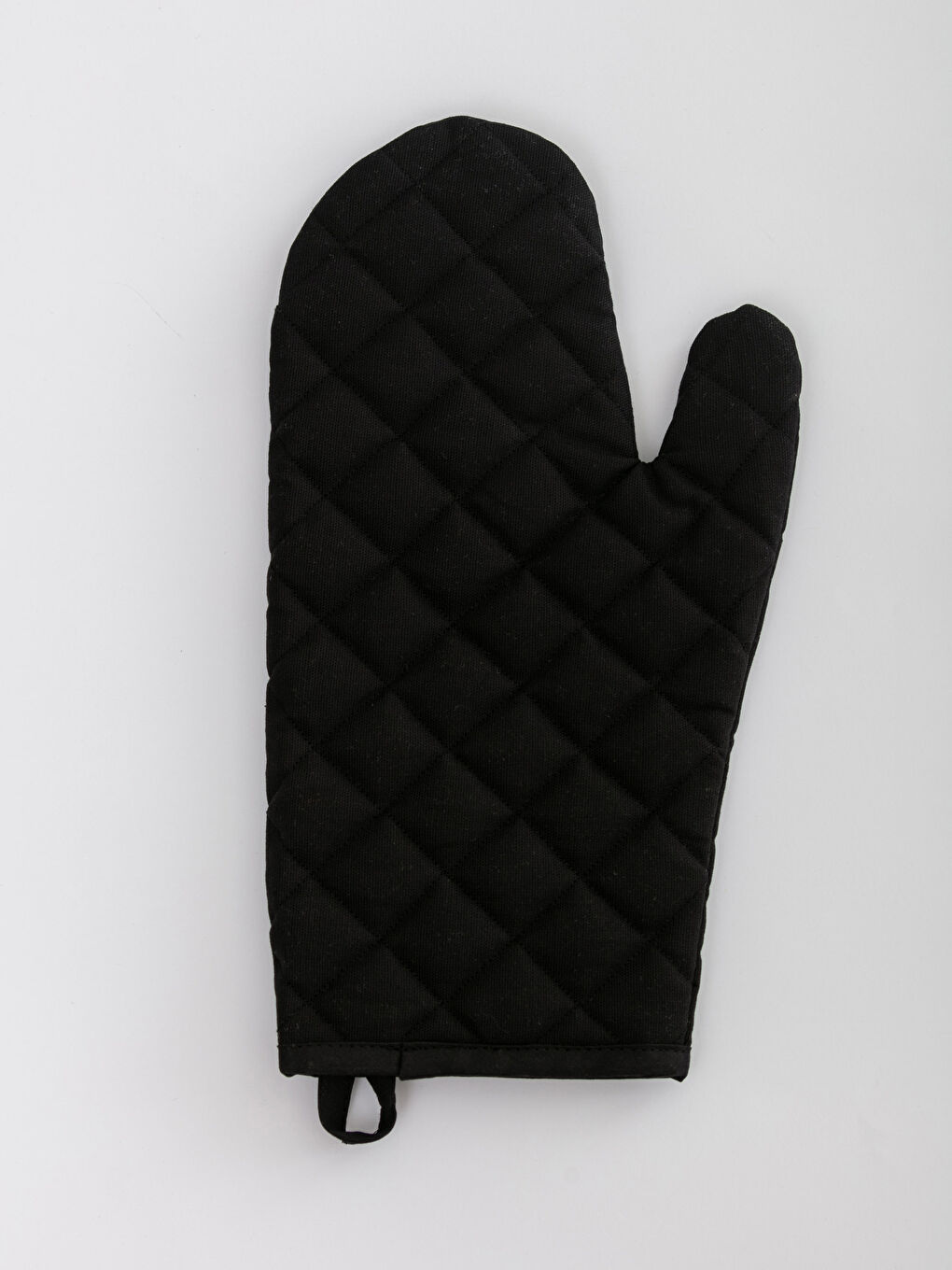 Slogan Printed Gabardine Oven Mitt 18x30 Cm-2