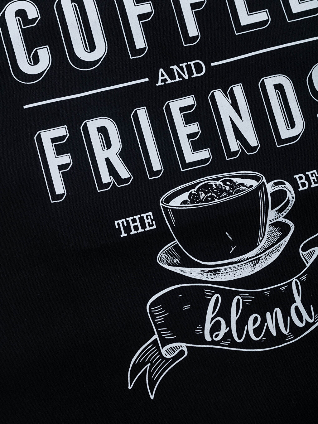 Beyaz Slogan Baskılı Gabardin Mutfak Önlüğü 57x75 cm-2