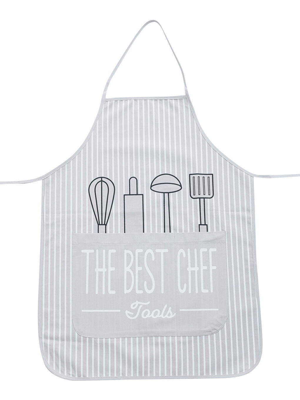 LCW HOME Slogan Printed Gabardine Kitchen Apron 57x75 Cm -W1BM06Z8-LRW