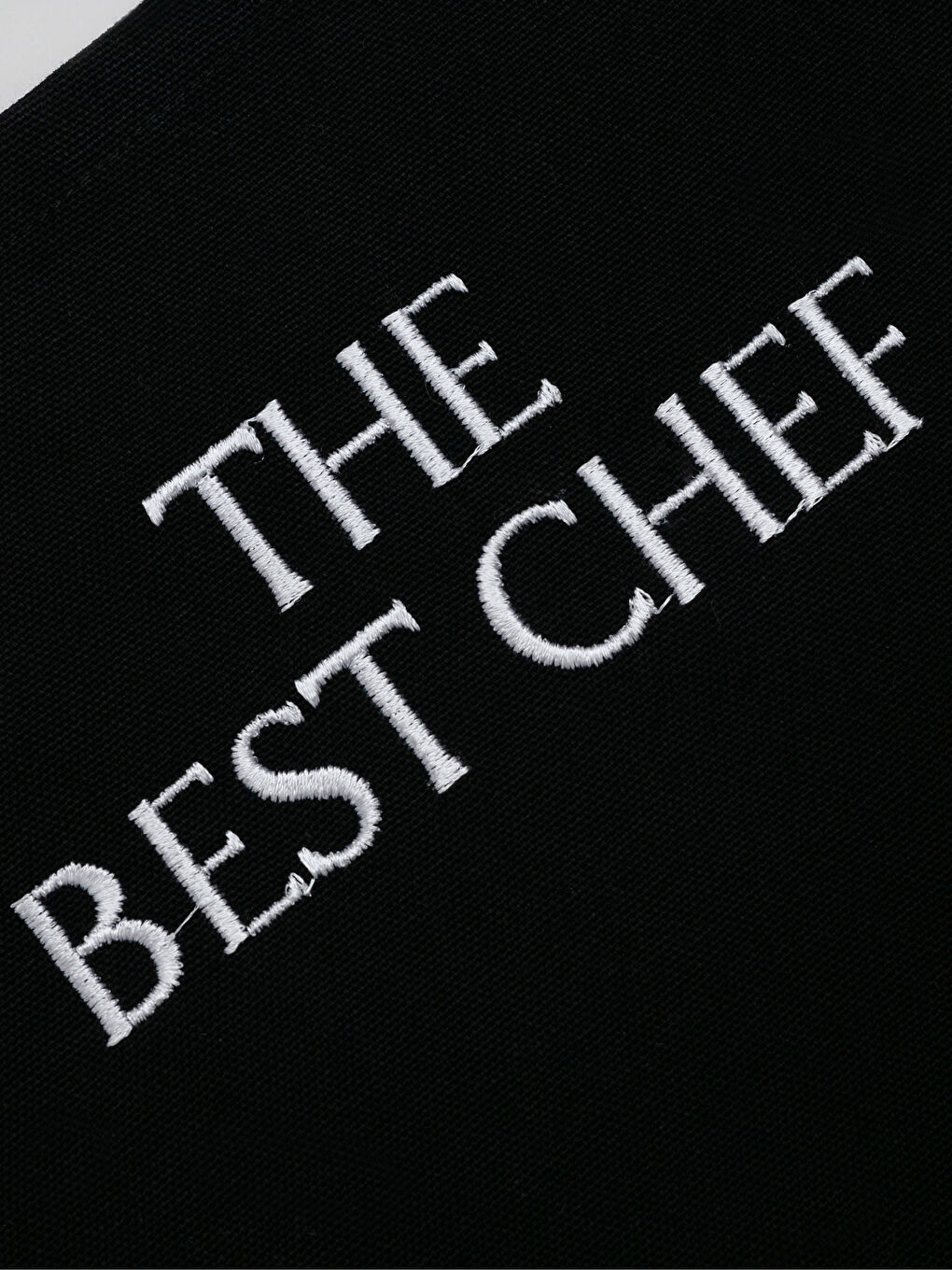 LCW HOME Slogan Embroidered Gabardine Kitchen Apron 57x75 Cm -W1BM07Z8-LQJ