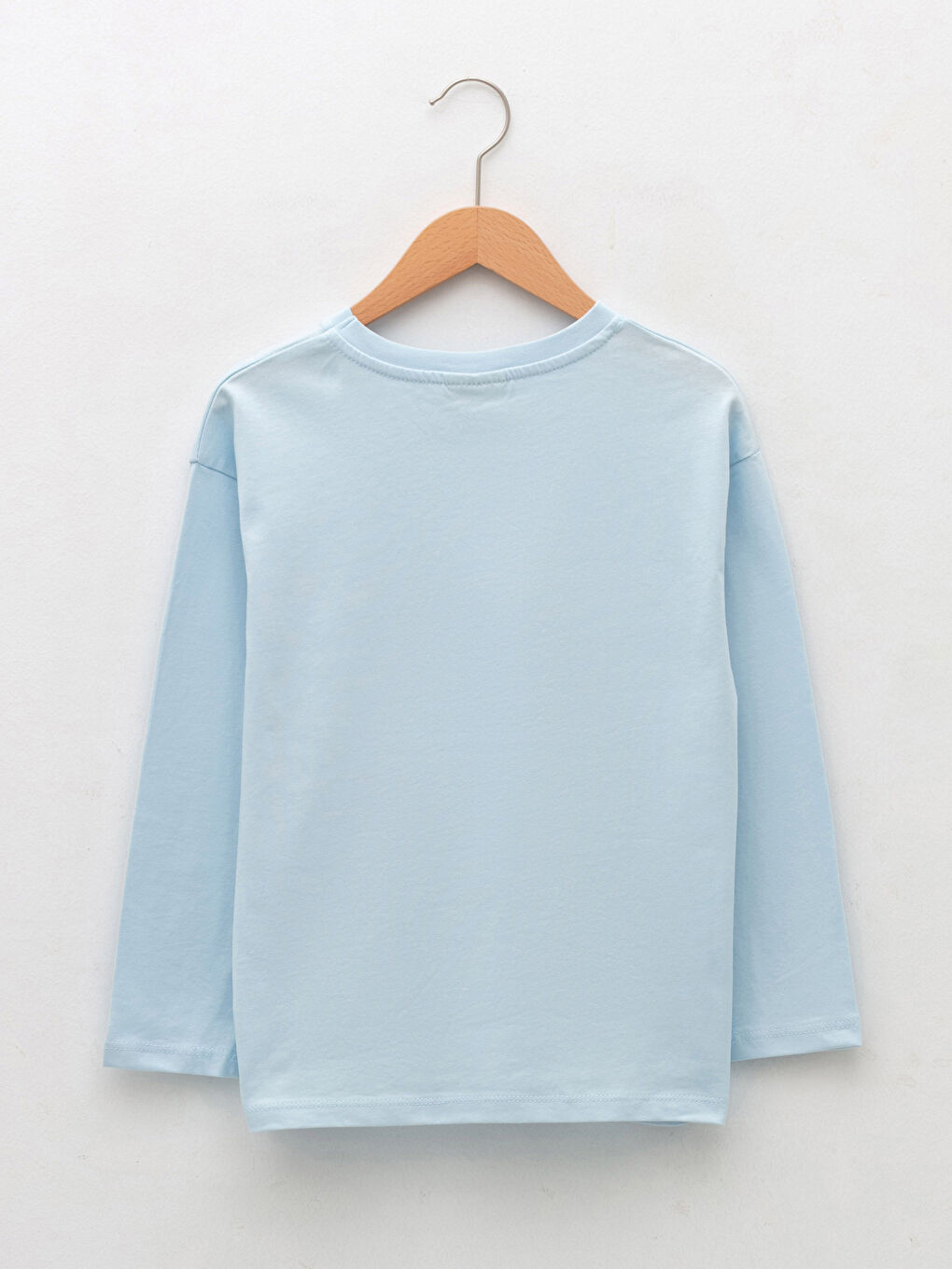 Crew Neck Teddy Bear Printed Girls' T-Shirt-1