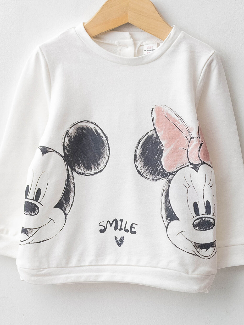 Комплект Толстовка и Леггинсы для Малышки с Принтом Минни Маус, Круглый Вырез, Длинный Рукав, 2 шт.-2
