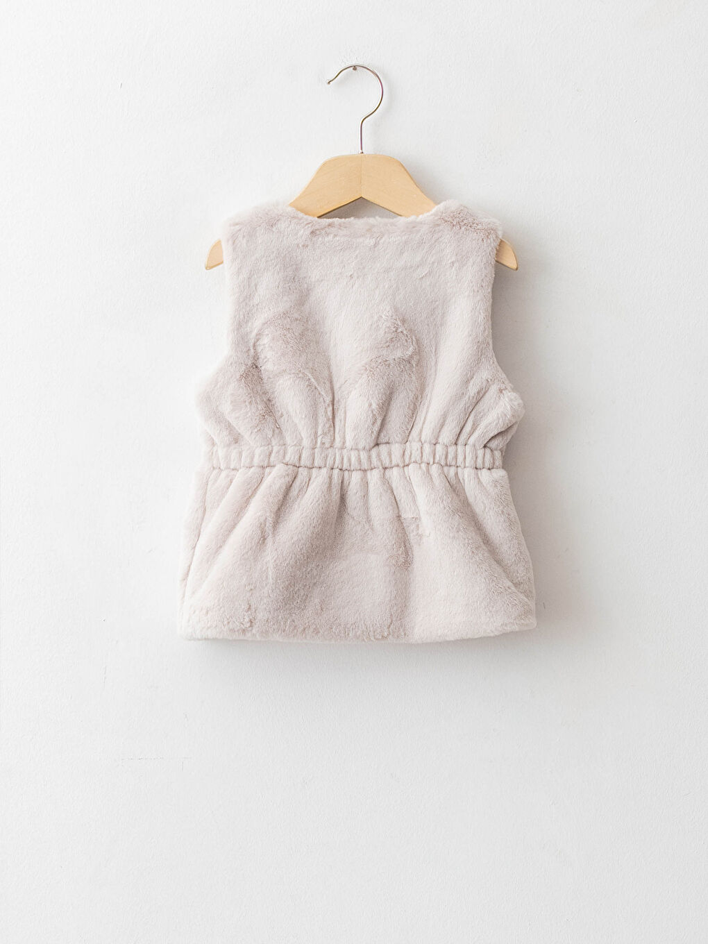 LCW baby Crew Neck Plush Baby Girl Vest -W1BP83Z1-LXF