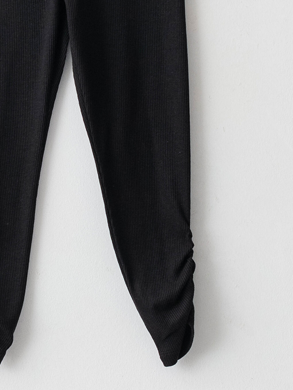 Leggings longs basiques pour fille avec taille élastique-2