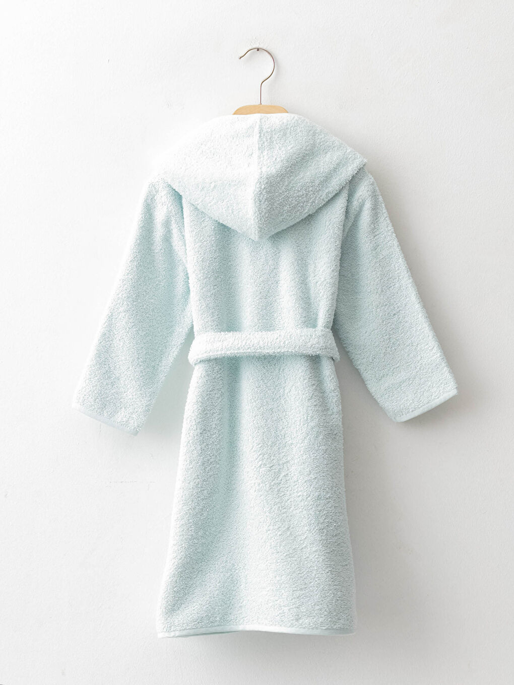 Peignoir Bébé Garçon À Capuche Manches Longues-1