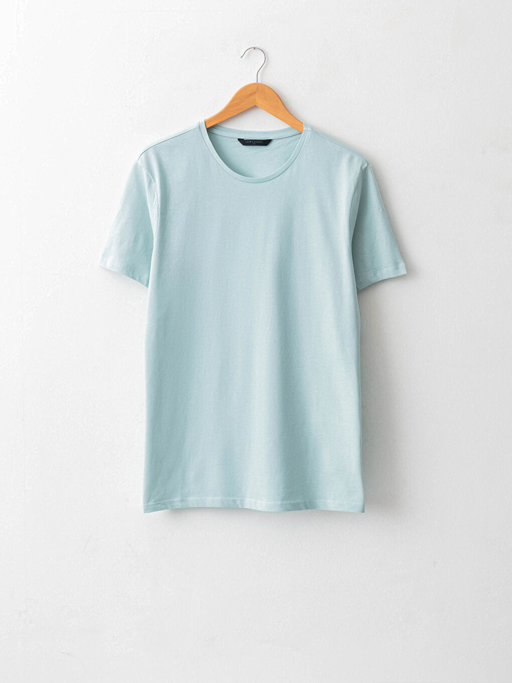 Crew Neck Short Sleeve Basic Men's T-shirt-4