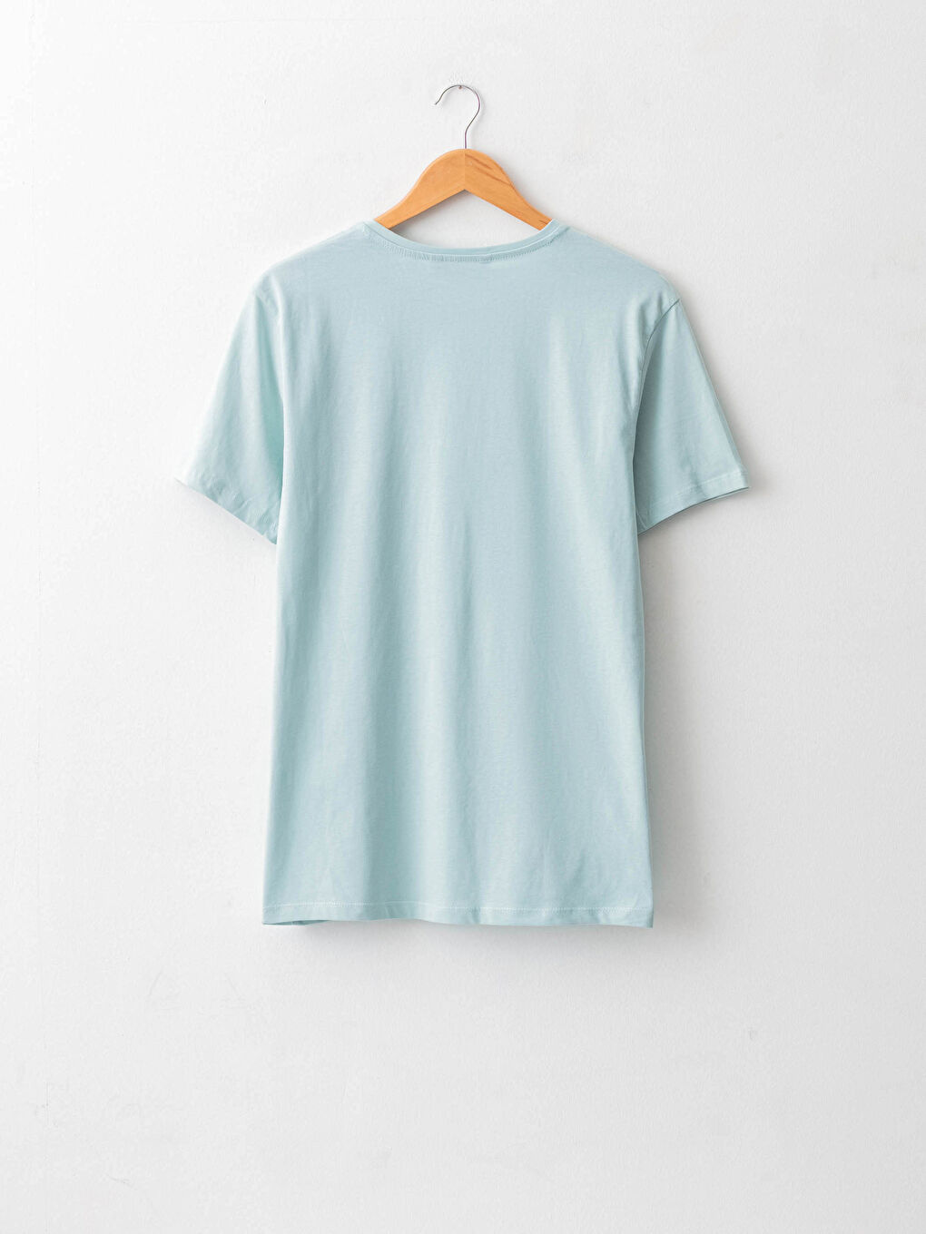 Crew Neck Short Sleeve Basic Men's T-shirt-5
