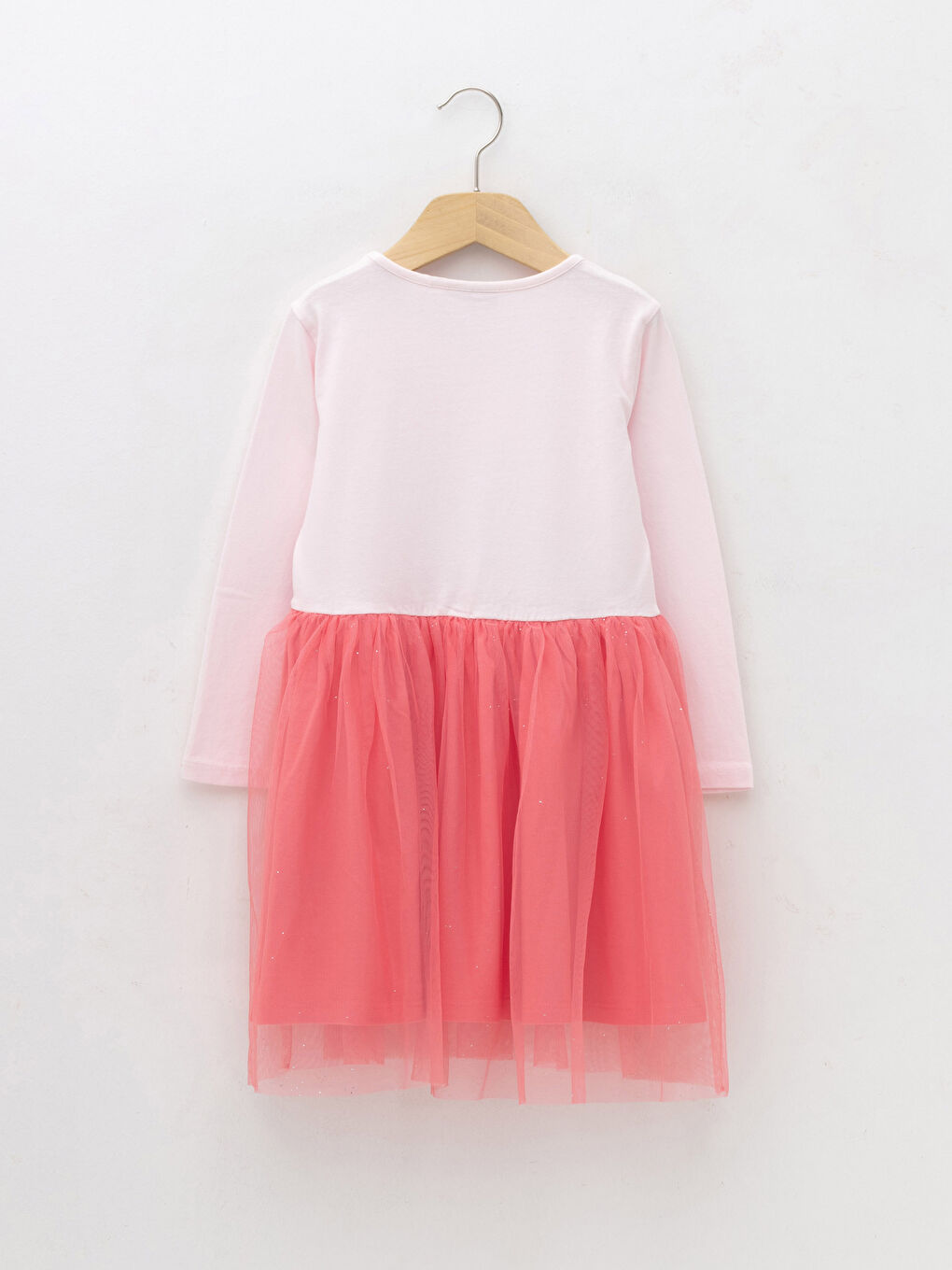 LCW Kids Crew Neck LOL Surprise OMG Licensed Long Sleeve Girl Dress -W1BU10Z4-R9J