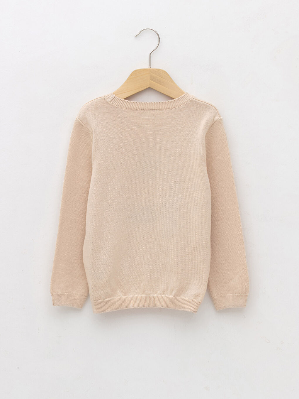 LCW Kids Rundhalsausschnitt Gemustert Pailletten Langarm Mädchen Strickpullover -W1BU79Z4-FDH
