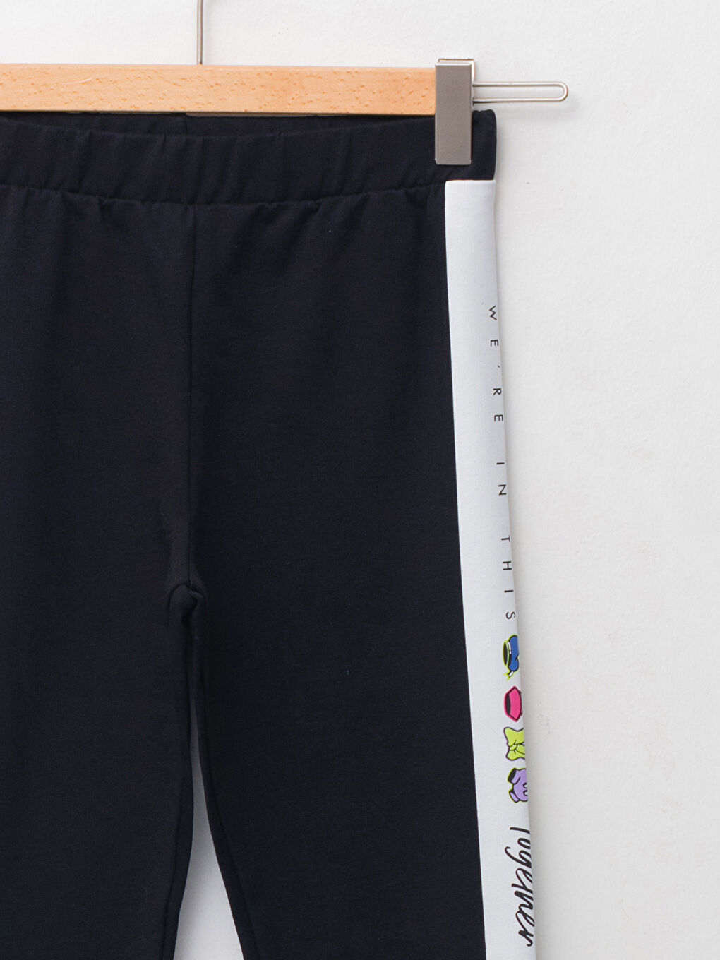 Taille Élastique Mickey Mouse Imprimé Coton Filles Longs Collants-2