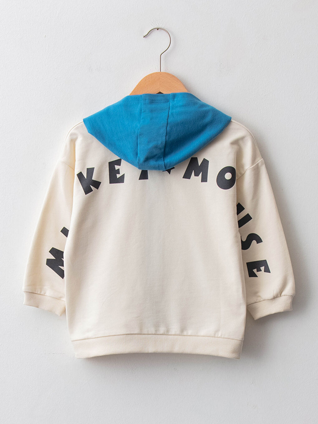 LCW baby Hooded Long Sleeve Mickey Mouse Printed Baby Boys' Zip-Up Sweatshirt -W1BV52Z1-QVK