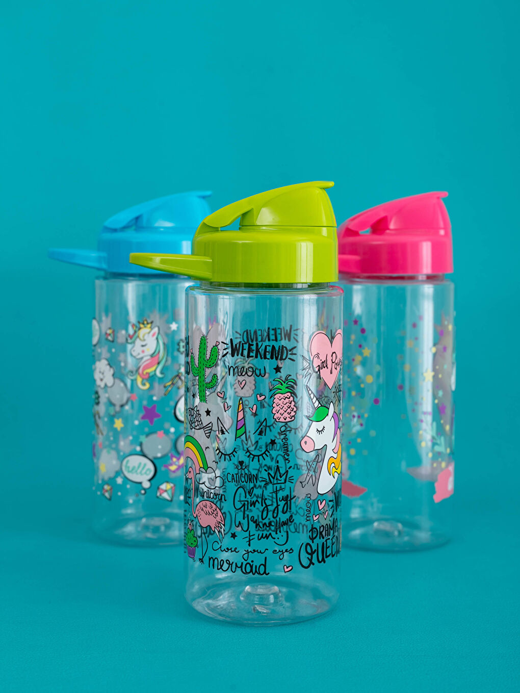 LCW ACCESSORIES Printed Drinking Cup With Lid -W1BV95Z8-M0T