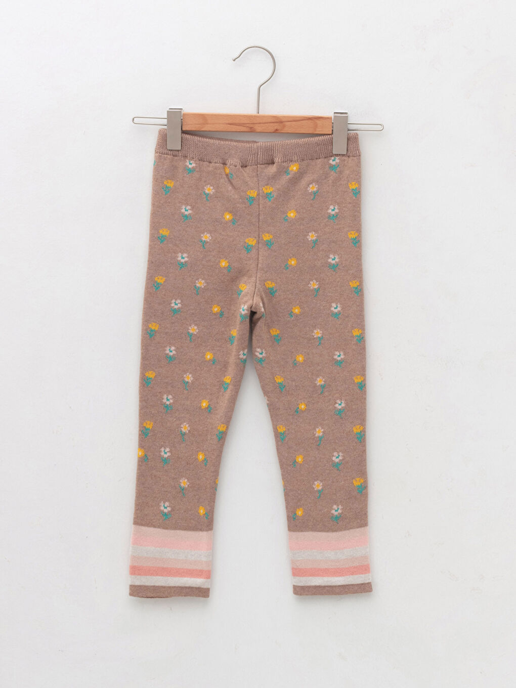LCW baby Elastischer Bund Gemusterte Baby Mädchen Strick Leggings -W1CC43Z1-MJC