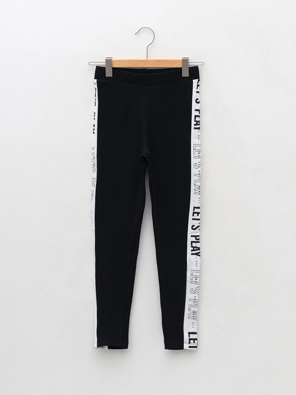 Elastic Waist Printed Cotton Girl Long Tights