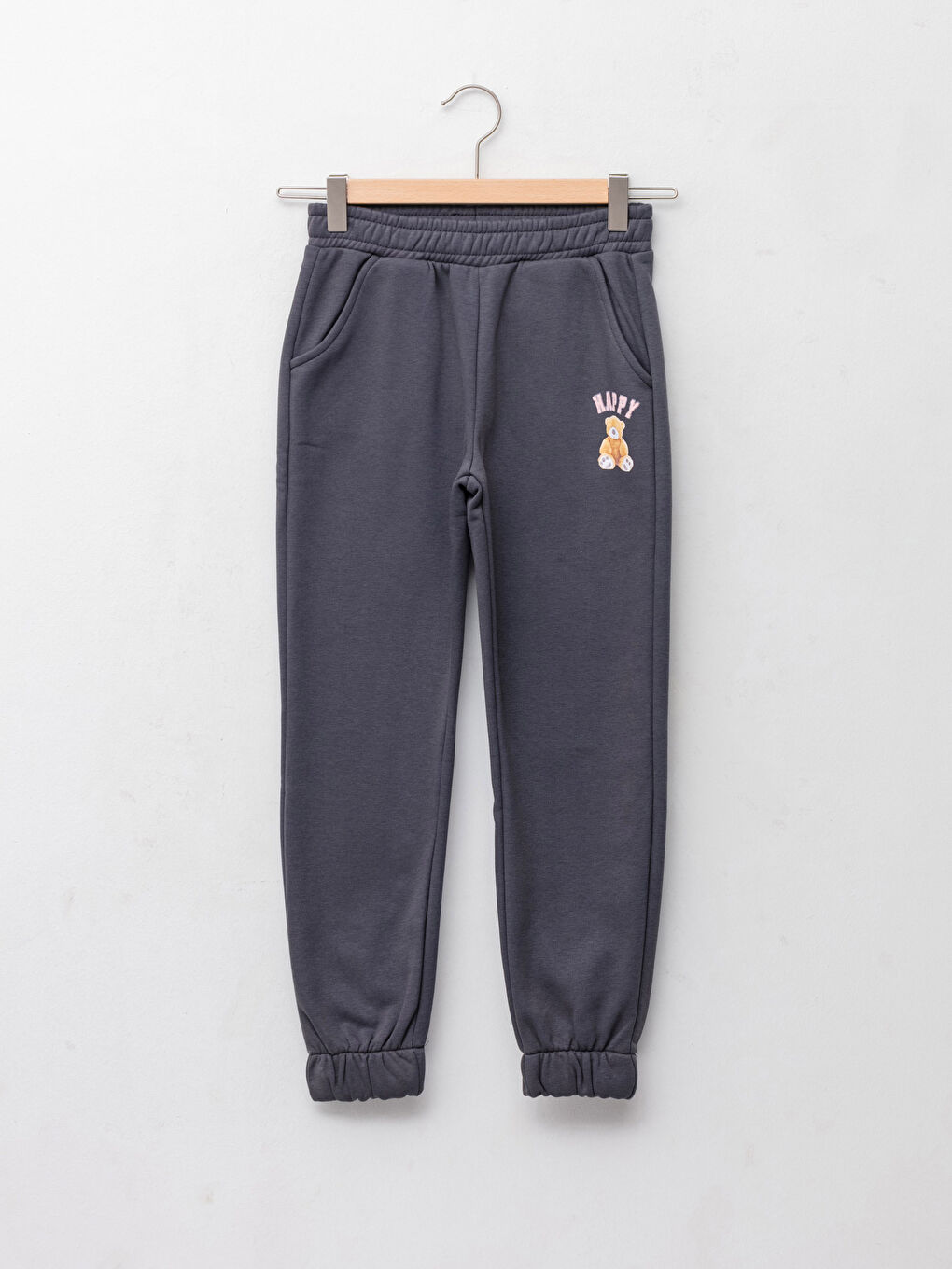 Спортивные джоггеры Для девочек с эластичной талией и принтом медвежонка Тедди