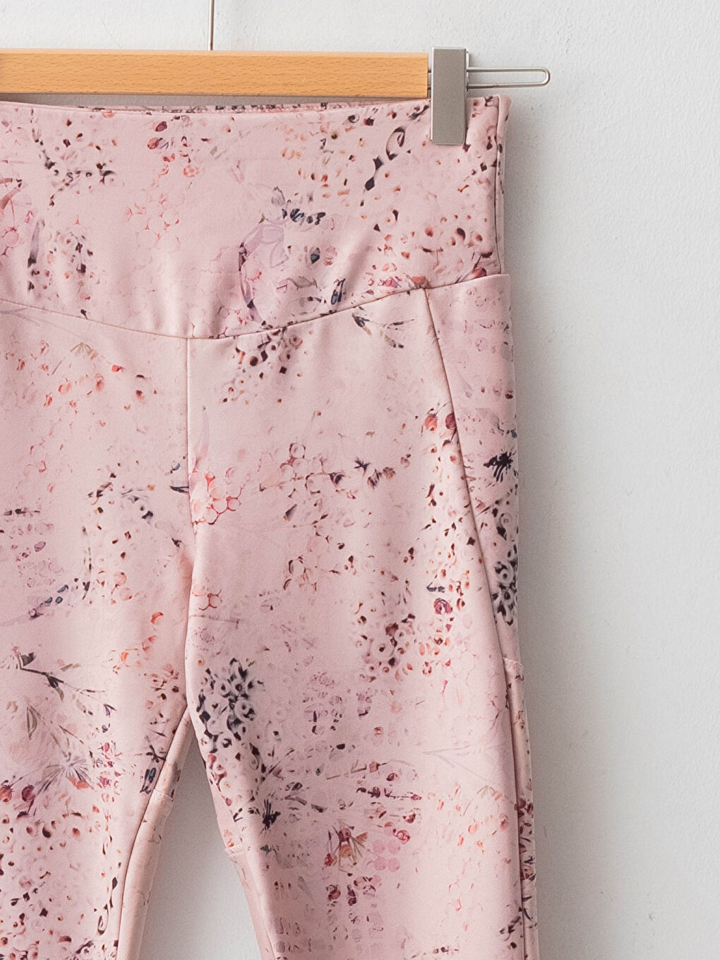 Elastic Waist Patterned Women's Sports Tights-7