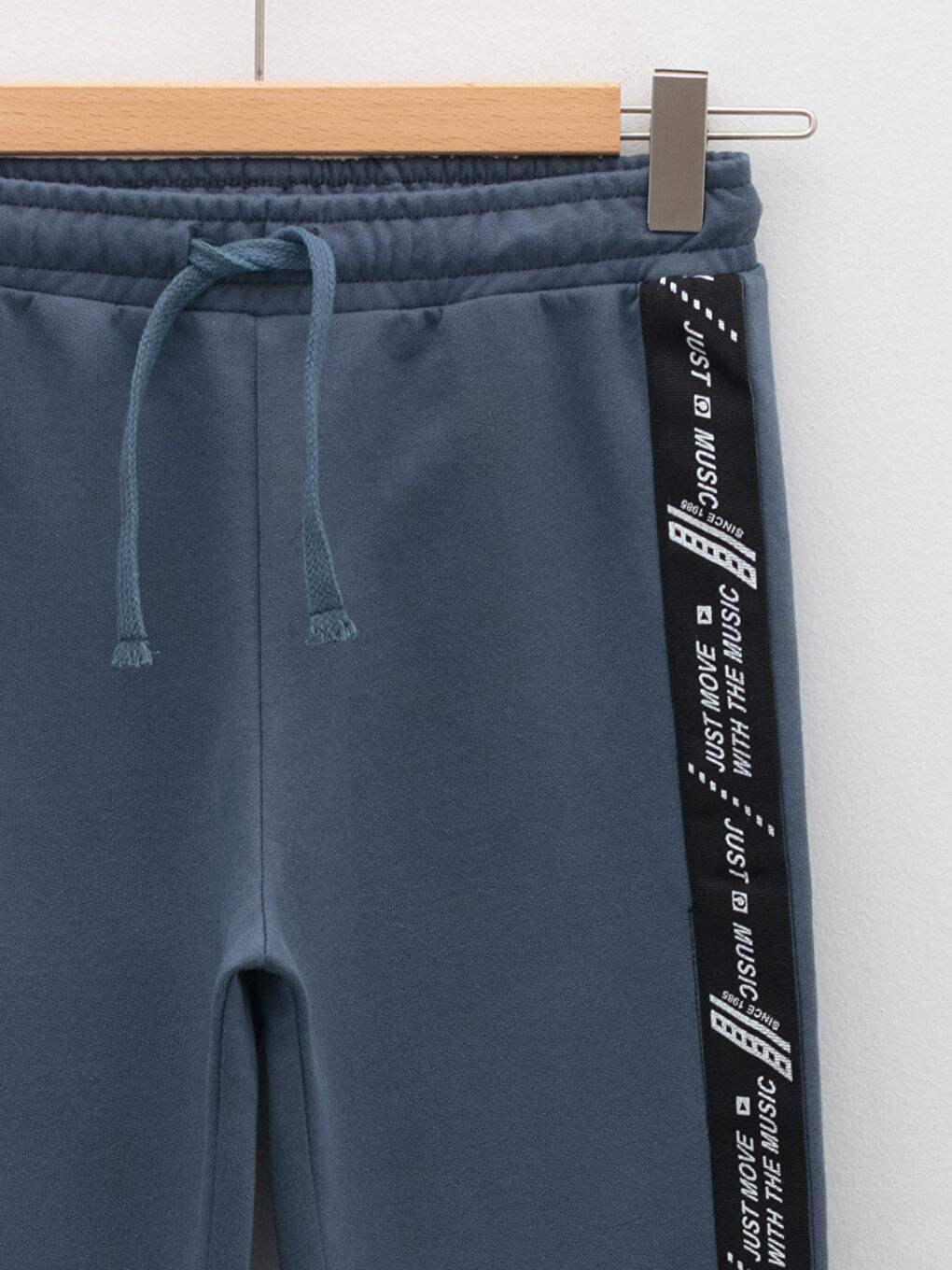 İndigo Beli Lastikli Baskılı Erkek Çocuk Jogger Eşofman Altı-2