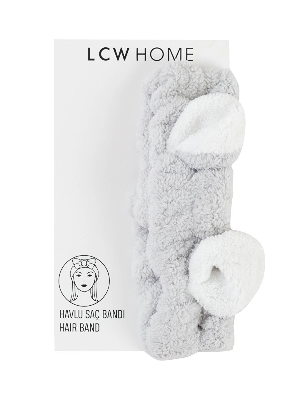 Gri Wellsoft Saç Bandı-3