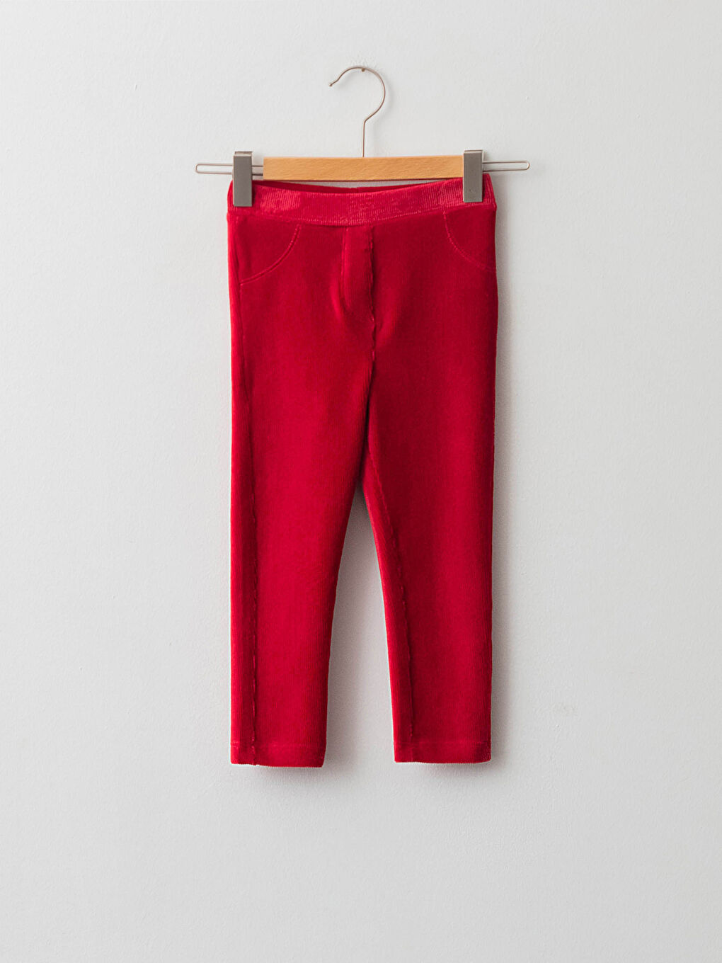 LCW baby Elastic Waist Basic Velvet Baby Girl Tights -W1CG95Z1-KKK