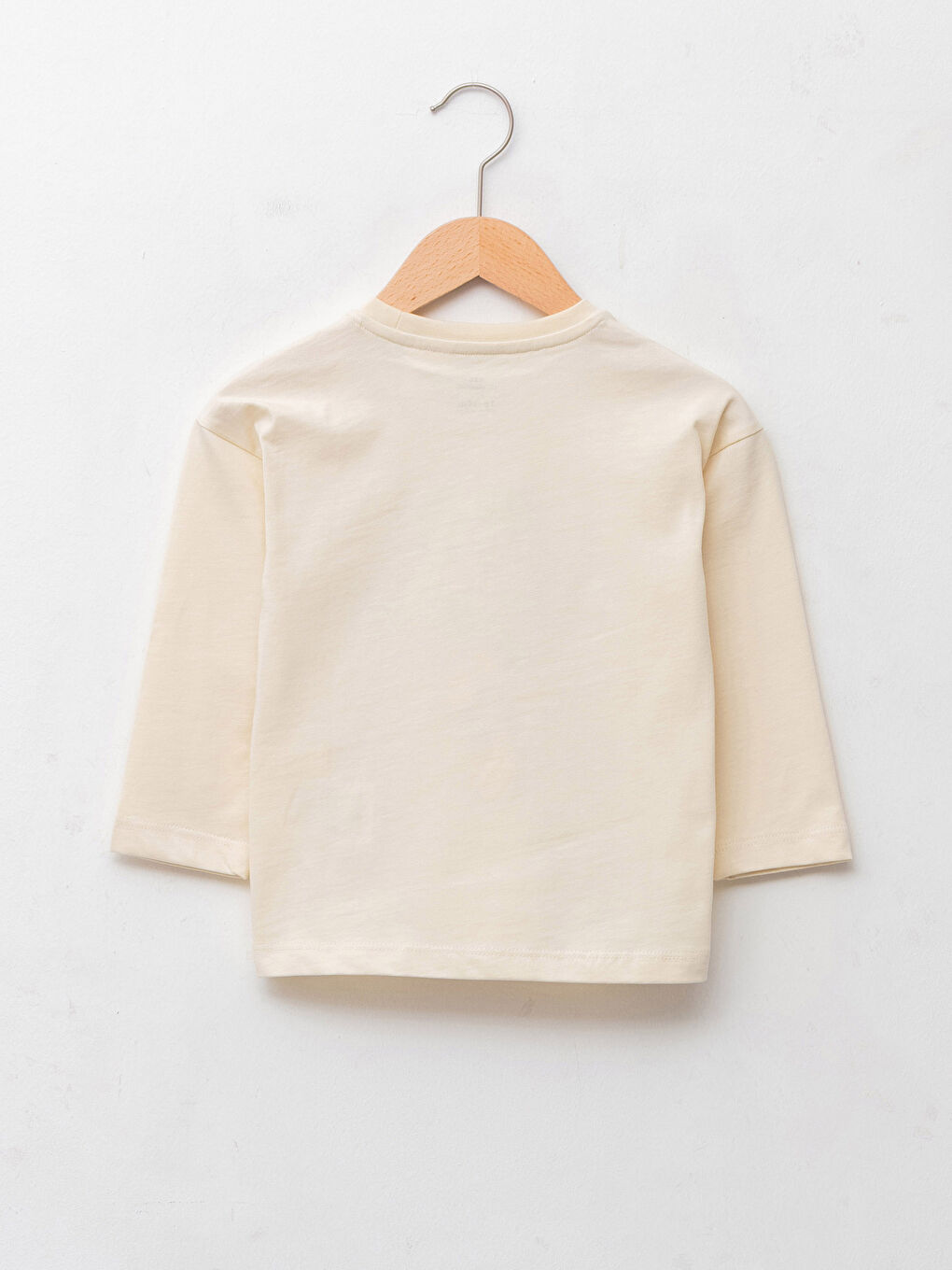 تيشيرت ياقة دائرية كم طويل مطبوع ميكي ماوس للأولاد الرضع-1