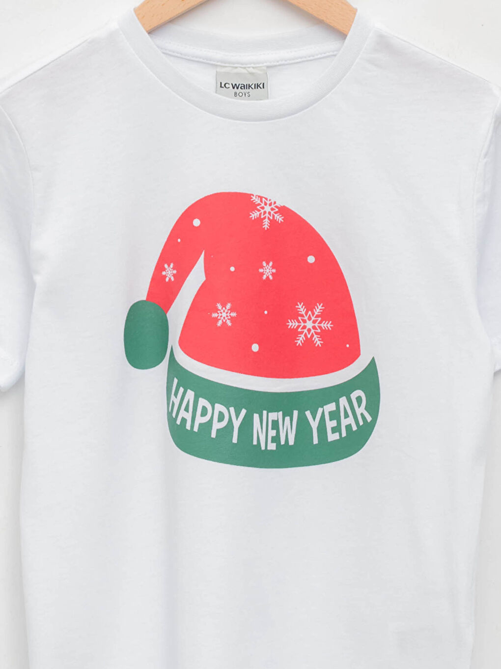 Crew Neck Christmas Themed Short Sleeve Boy T-Shirt Father and Son Combination-2