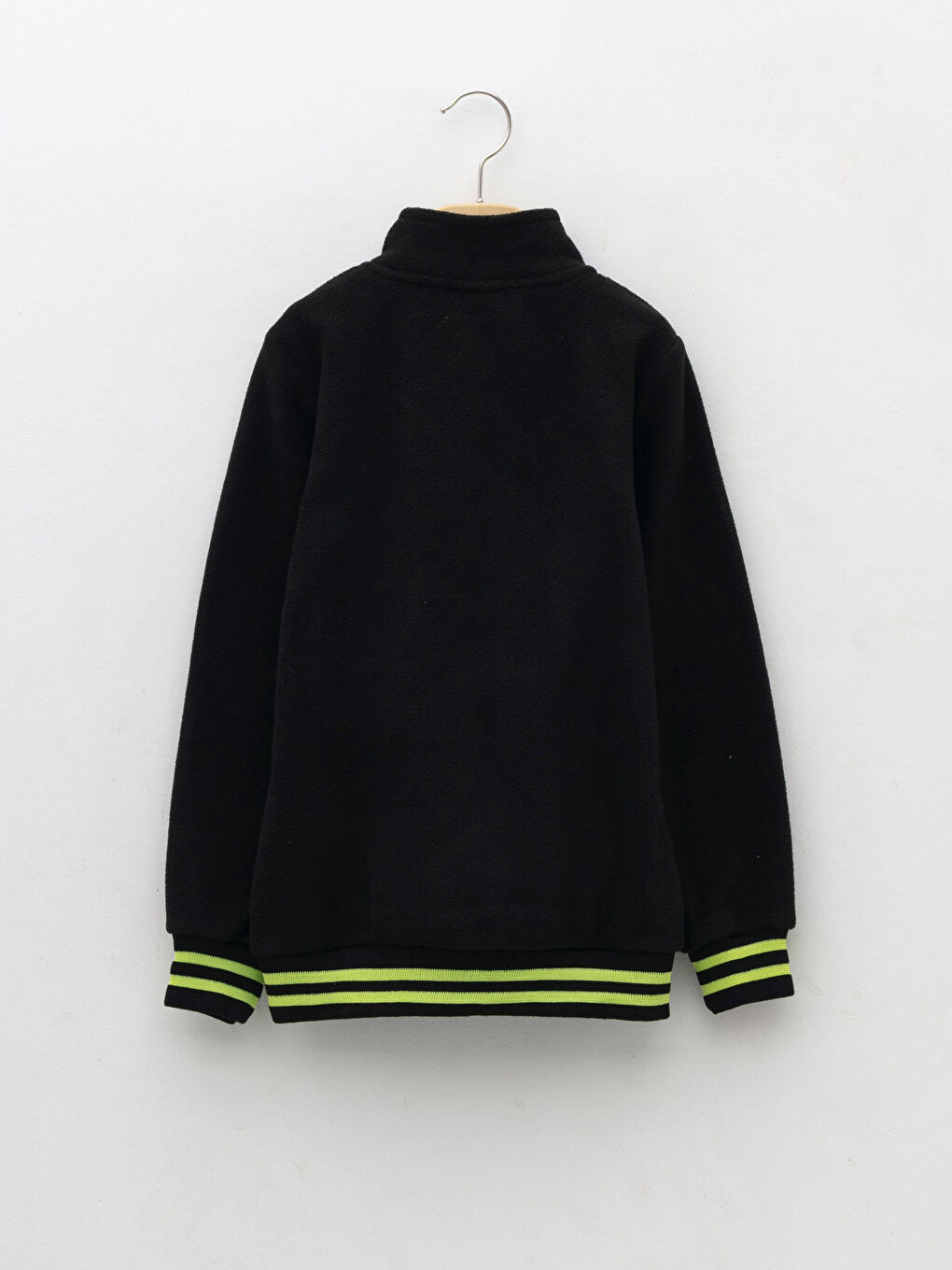 LCW Kids Turtle Neck Embroidery Detailed Long Sleeve Fleece Boy Sweatshirt -W1CK85Z4-CVL