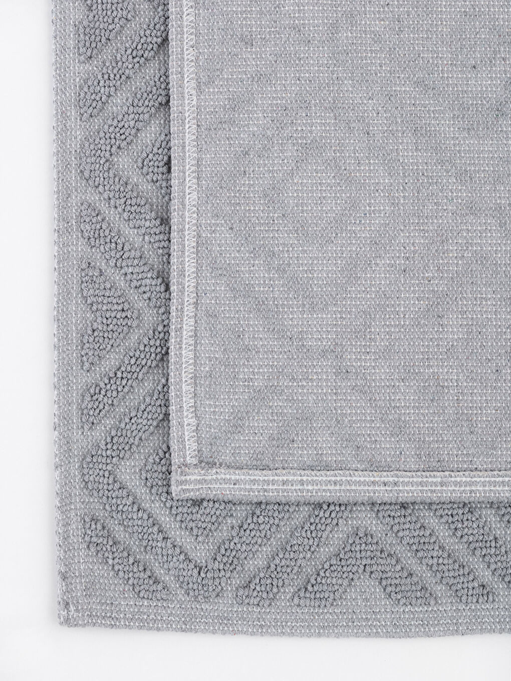 Gri Desenli Banyo Paspası 2'li-2