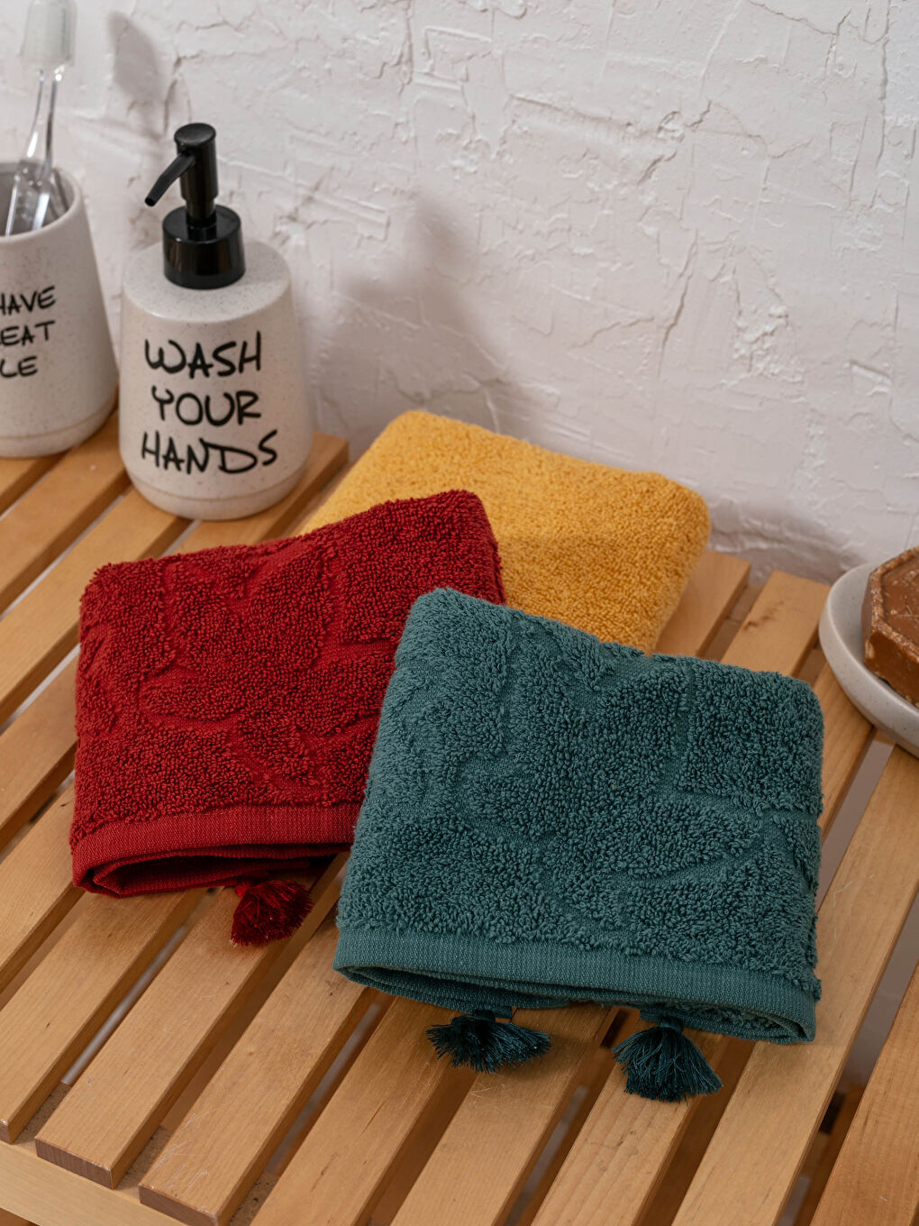 Šareni Žakard Peškir za Ruke 30x50 Cm-1