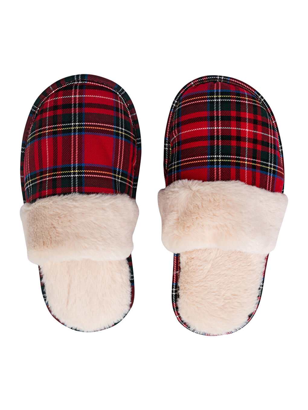 Closed Front Checkered Women's House Slippers-3