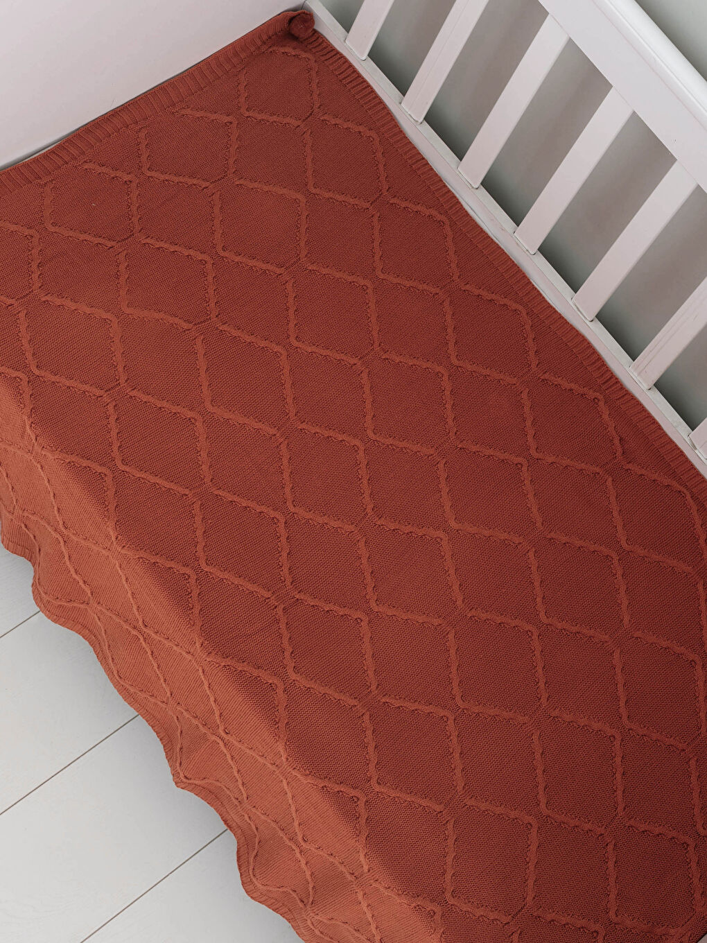 LCW HOME Single Pompom Detailed Tricot Blanket 100x150 Cm -W1CN26Z8-DXY