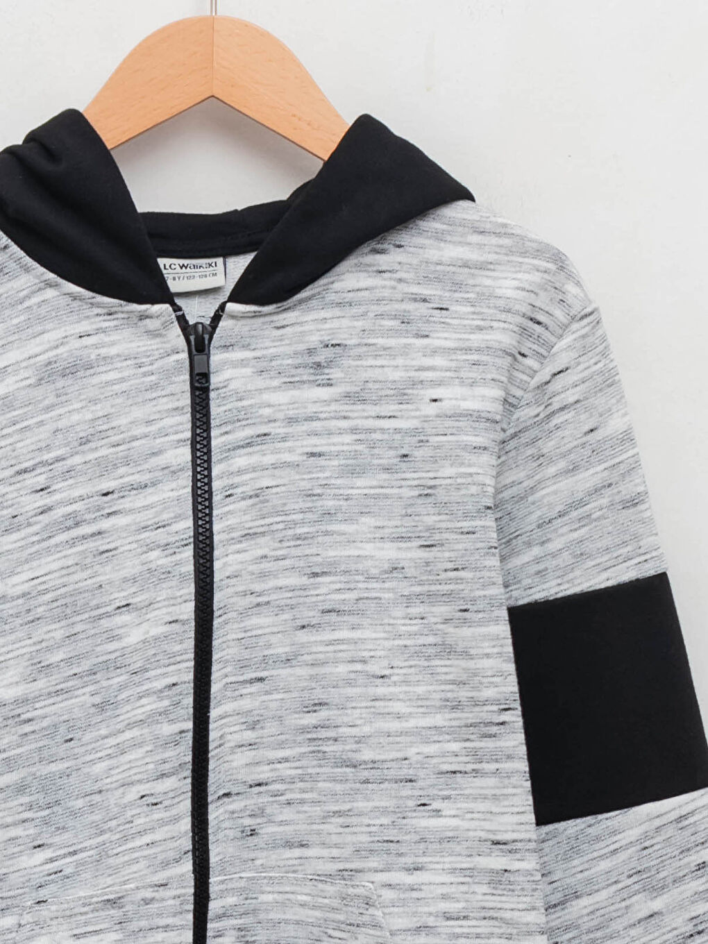 Толстовка на молнии с капюшоном и длинным рукавом для мальчиков-2