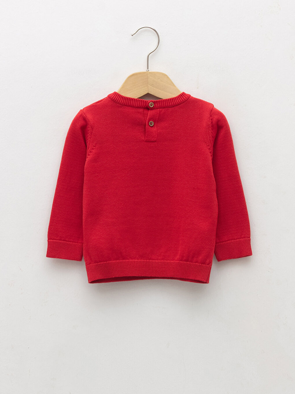 LCW baby Crew Neck Long Sleeve Christmas Themed Baby Boys' Sweater -W1CN80Z1-HC3