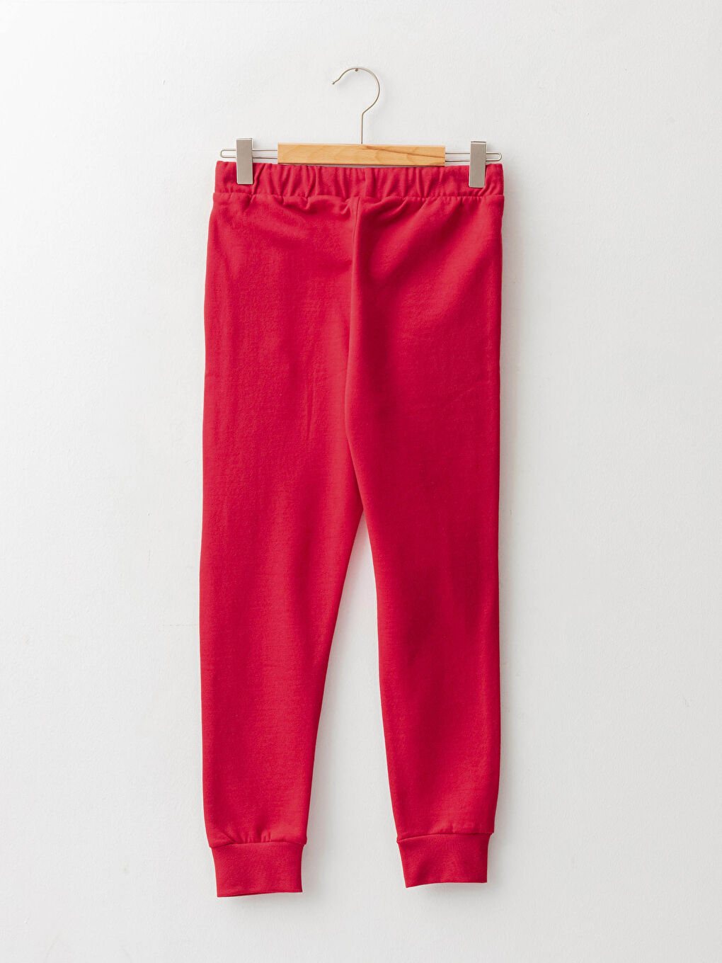 Kırmızı Beli Lastikli Baskılı Erkek Çocuk Jogger Eşofman Altı-1