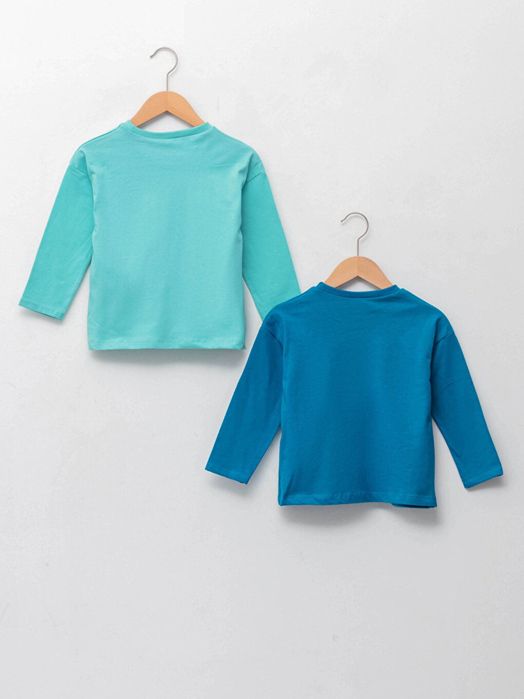 Crew Neck Long Sleeve Baby Boys' T-Shirt 2 Pack-1