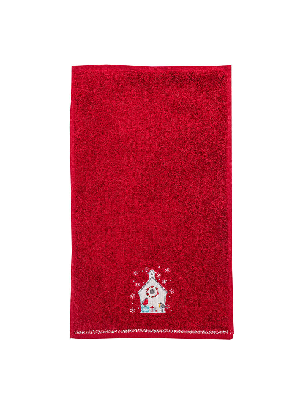 Новогодишна Кърпа за Ръце с Бродирани Детайли-2