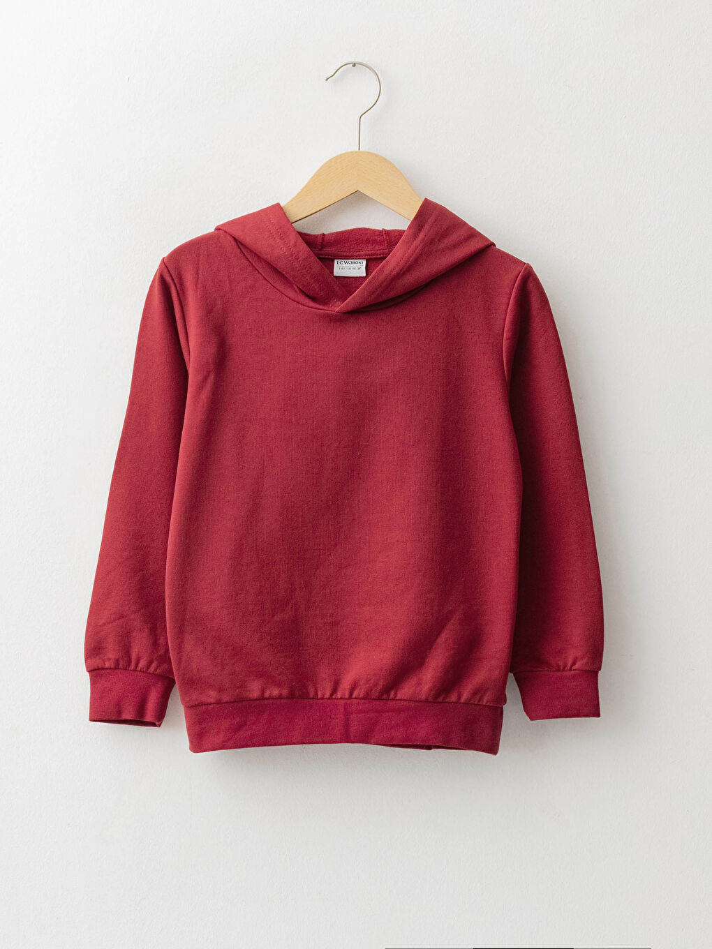 Hooded Basic Long Sleeve Boy Sweatshirt