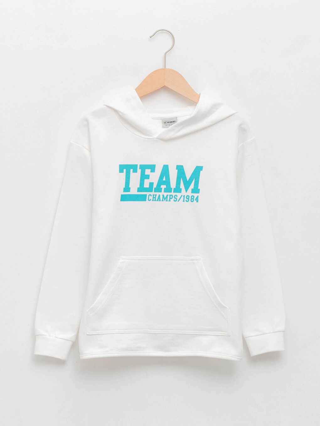 Hooded Printed Long Sleeve Boys' Sweatshirt