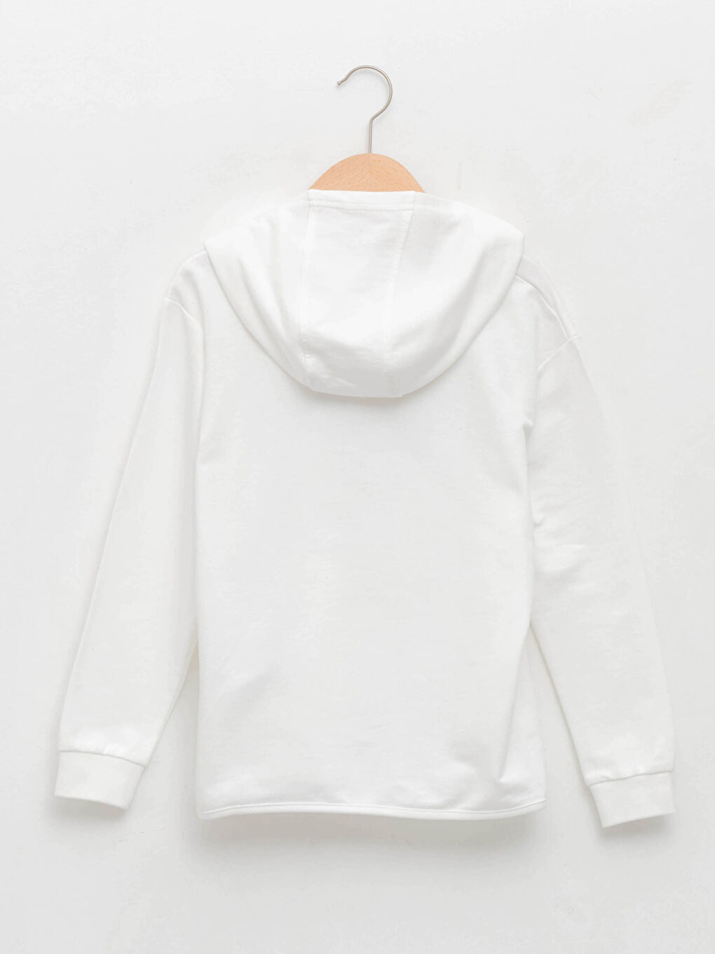 Hooded Printed Long Sleeve Boys' Sweatshirt-1