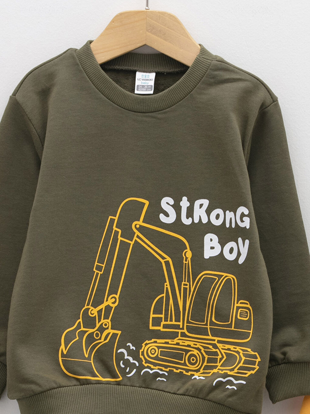 Crew Neck Long Sleeve Baby Boy Sweatshirt 2-Pack-2