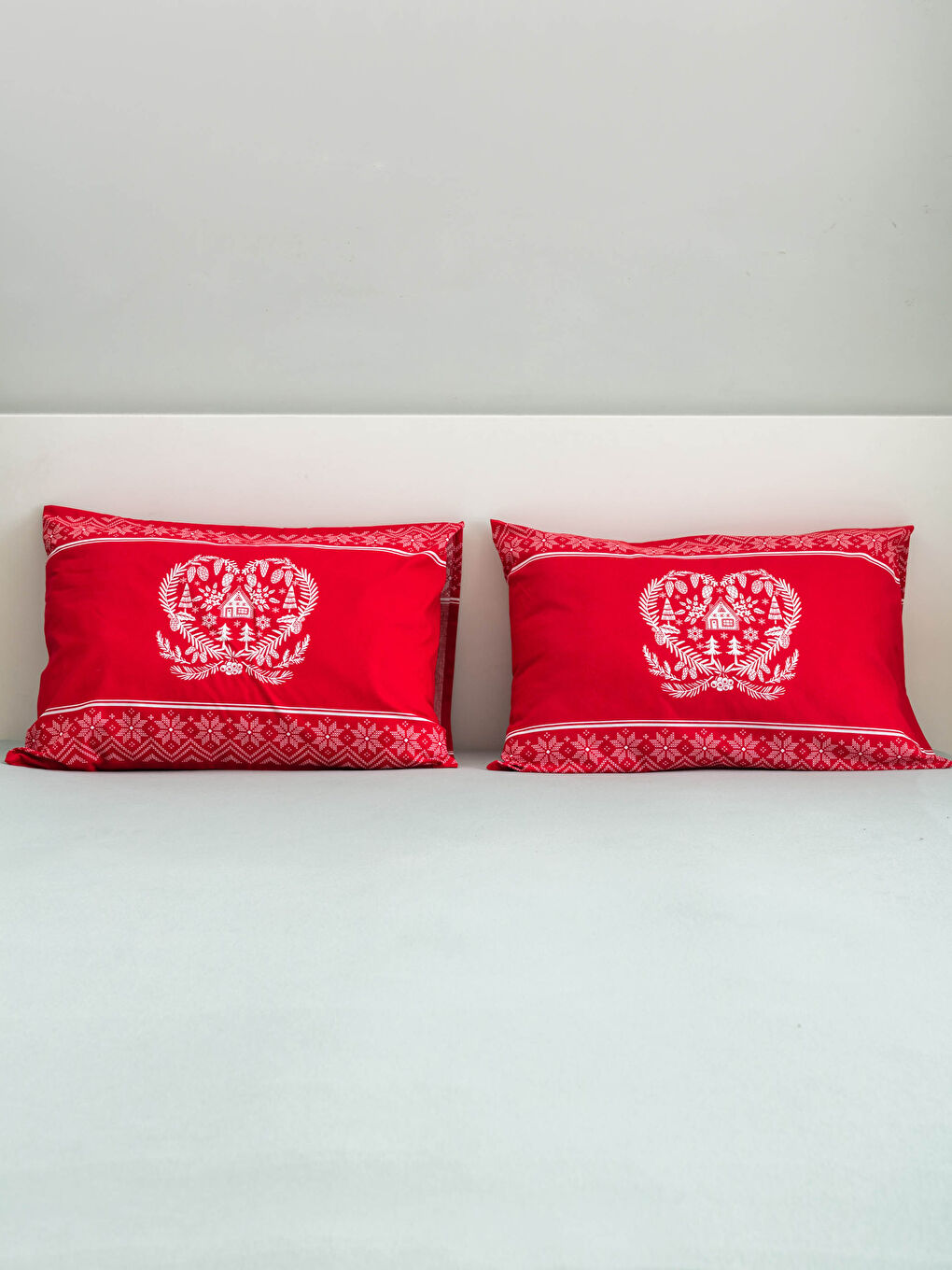 LCW HOME Jastučnice 2 kom 50x70cm novogodišnji motiv -W1CQ89Z8-LTQ