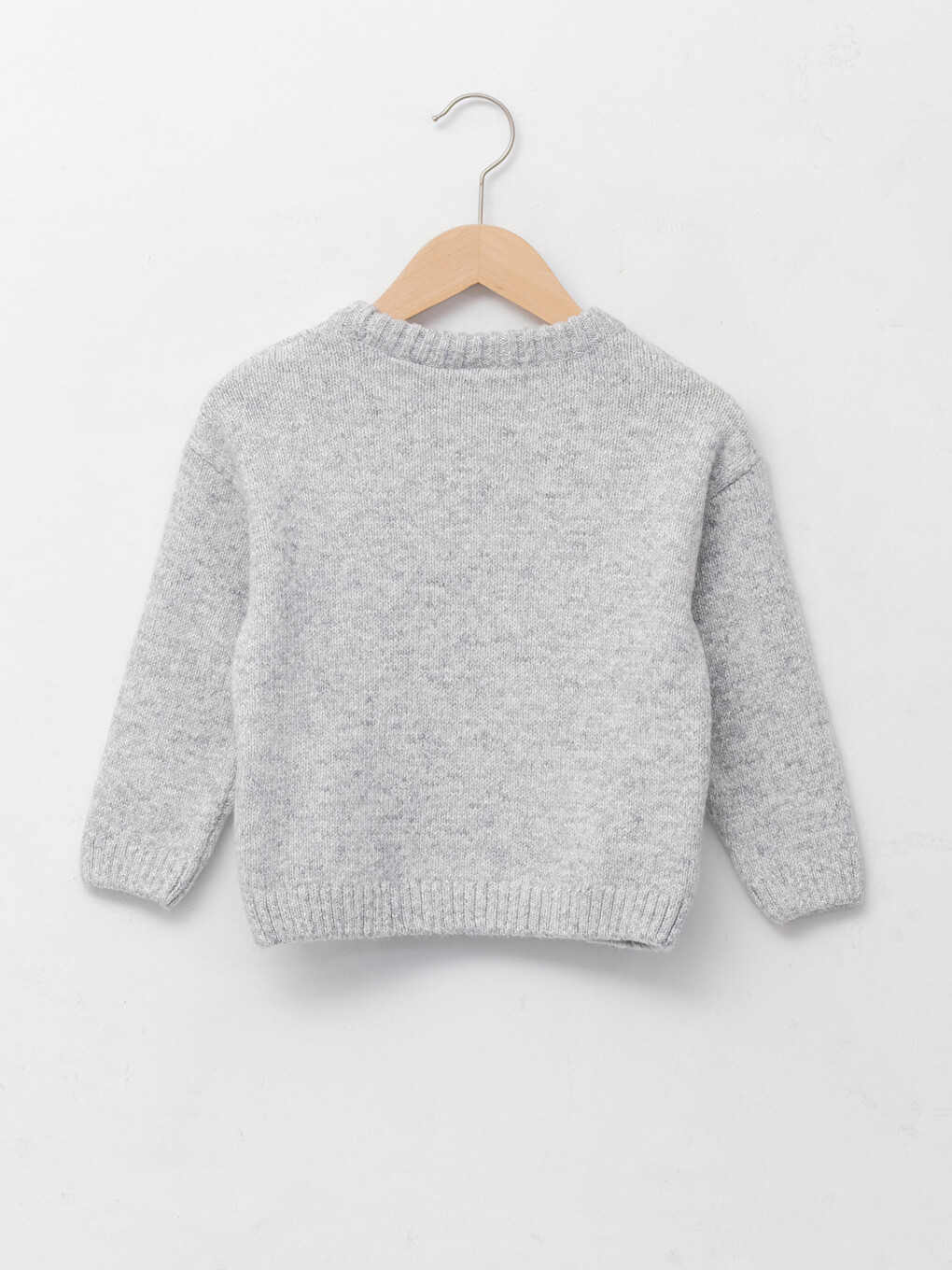 Crew Neck Long Sleeve Snoopy Printed Baby Boy Knitwear Sweater-1