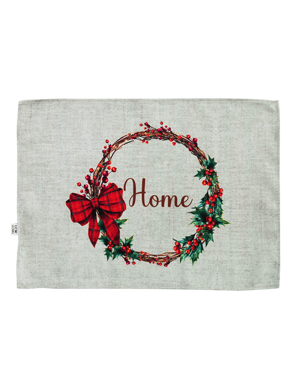 LCW HOME Christmas Themed Printed Placemat Set of 2 -W1CU86Z8-LTQ