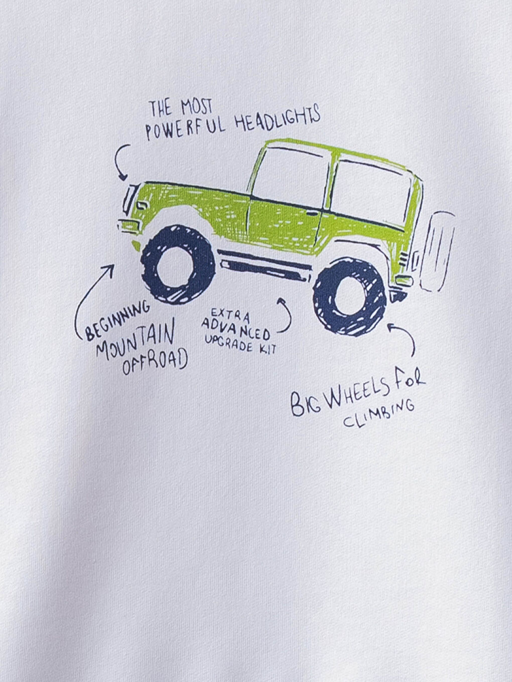 Crew Neck Long Sleeve Printed Baby Boys' Sweatshirt-2