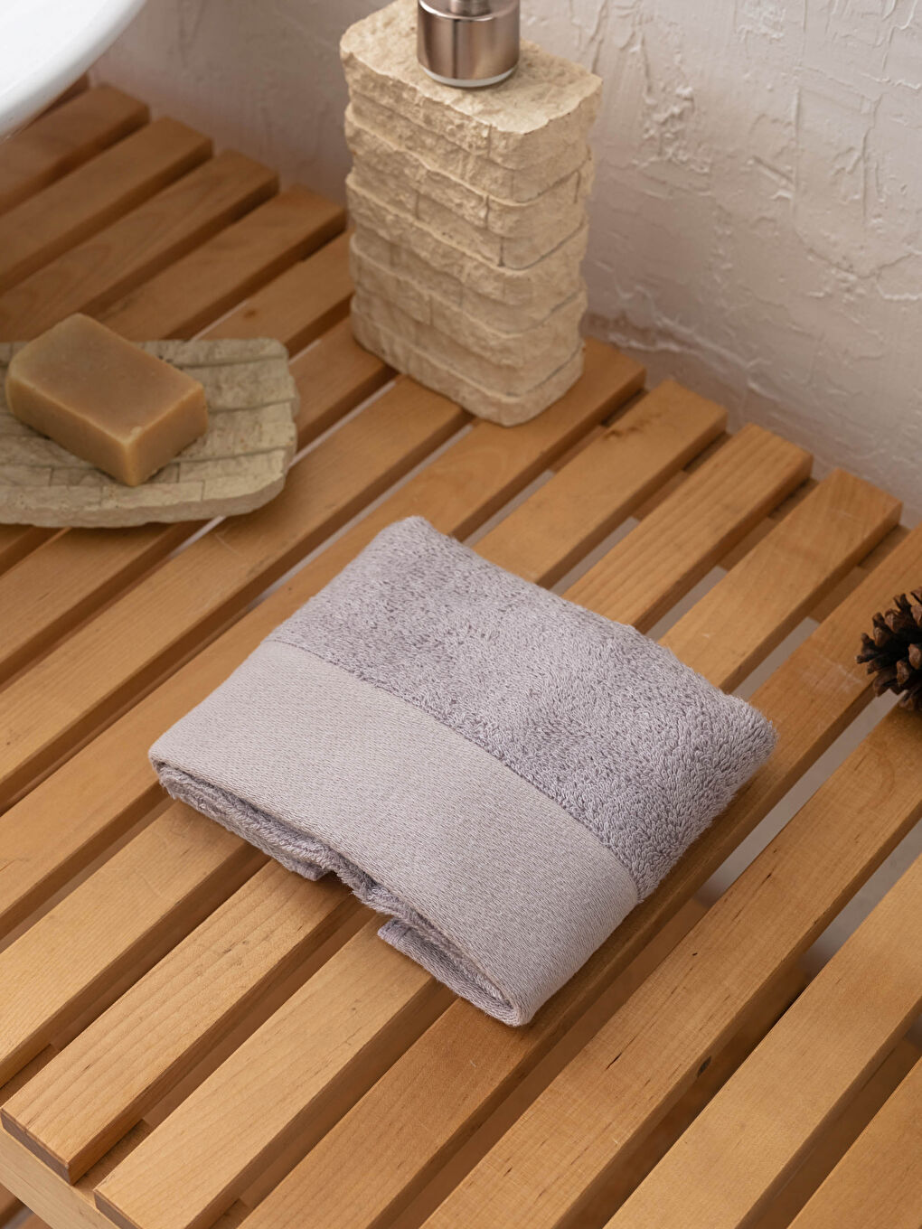 Pembe Bambu El Havlusu 30x50 cm