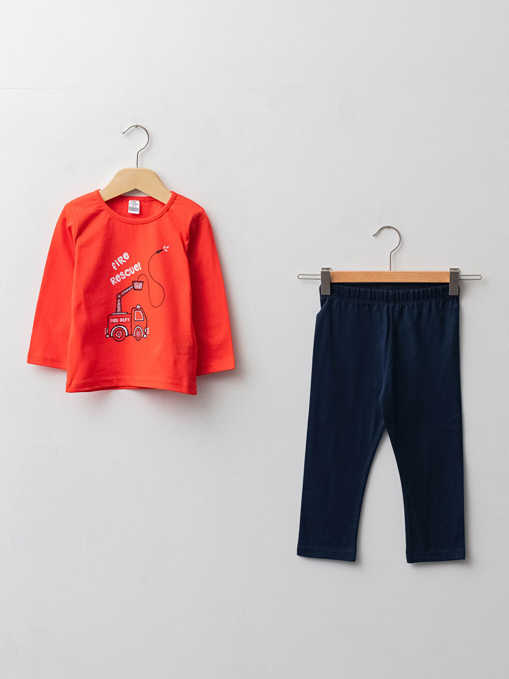 Ensemble de pyjama bébé garçon imprimé à manches longues col rond